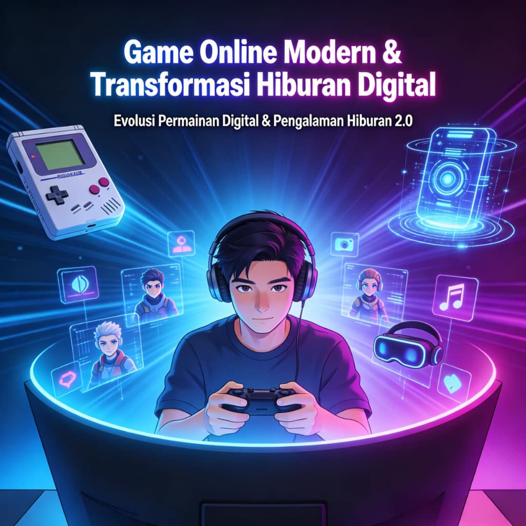 Game Online Modern: 10 Perubahan Pola Hiburan Digital di Era Teknologi Interaktif game online modern dan perubahan pola hiburan digital