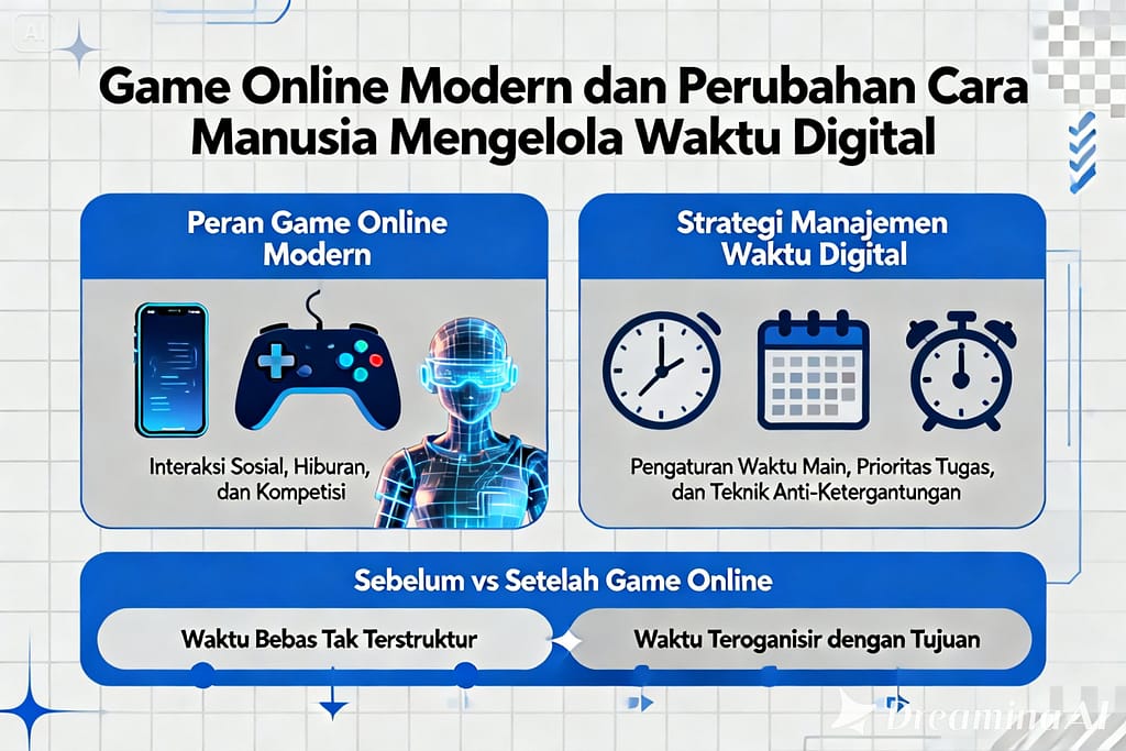 Game Online Modern dan Perubahan Cara Manusia Mengelola Waktu Digital game online modern dan pengelolaan waktu digital