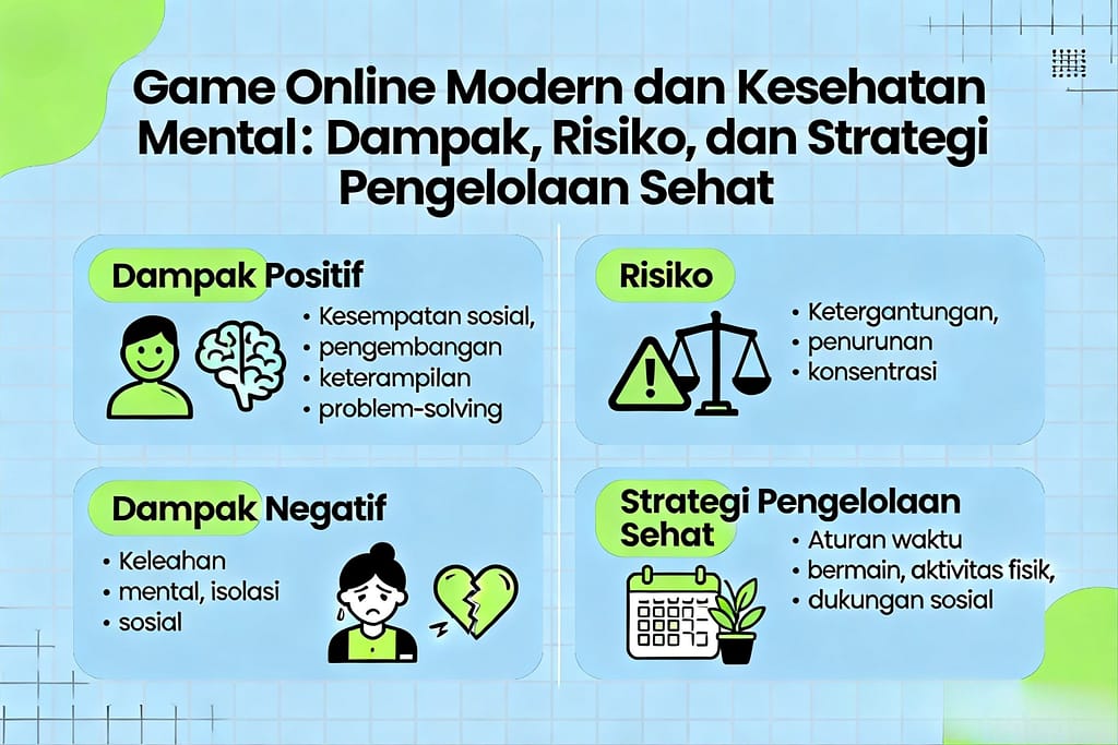 game online modern dan kesehatan mental generasi digital