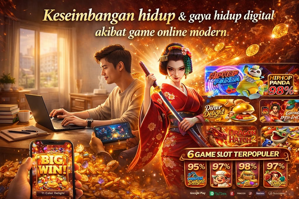 Keseimbangan hidup & gaya hidup digital akibat game online modern game online modern dan keseimbangan hidup digital